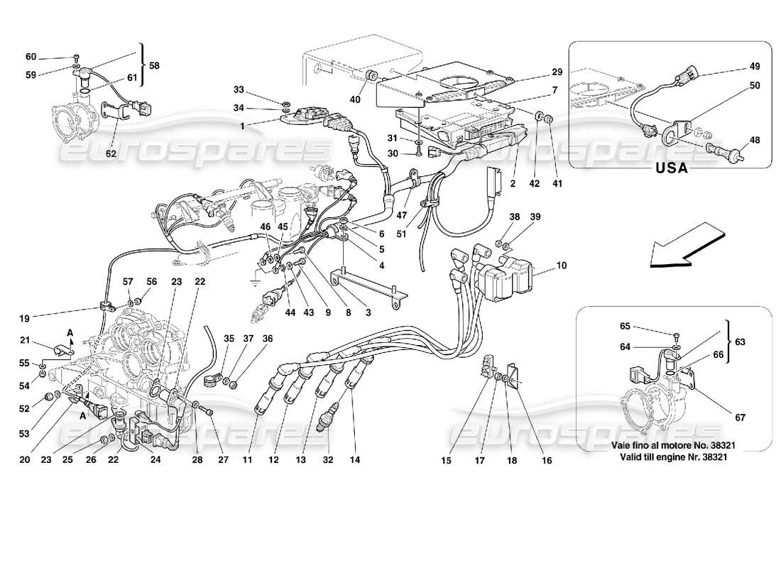 355 (2.7 Motronic) injection device - ignition Diagram (007)