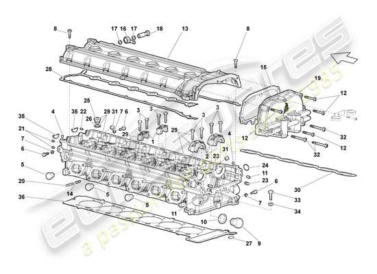 Lamborghini Murcielago LP670-4 SV (2010) Part Diagrams