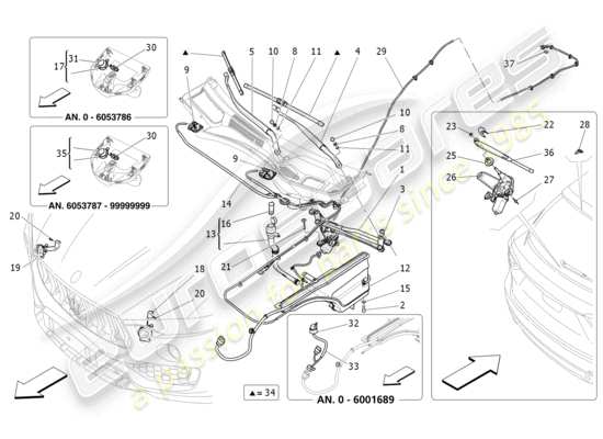 a part diagram from the Maserati Levante (2017) parts catalogue