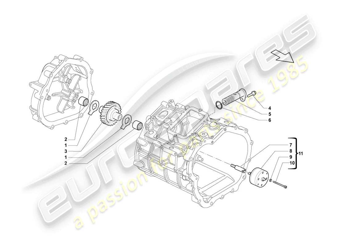 Lamborghini LP550-2 COUPE (2010) oil pump Part Diagram