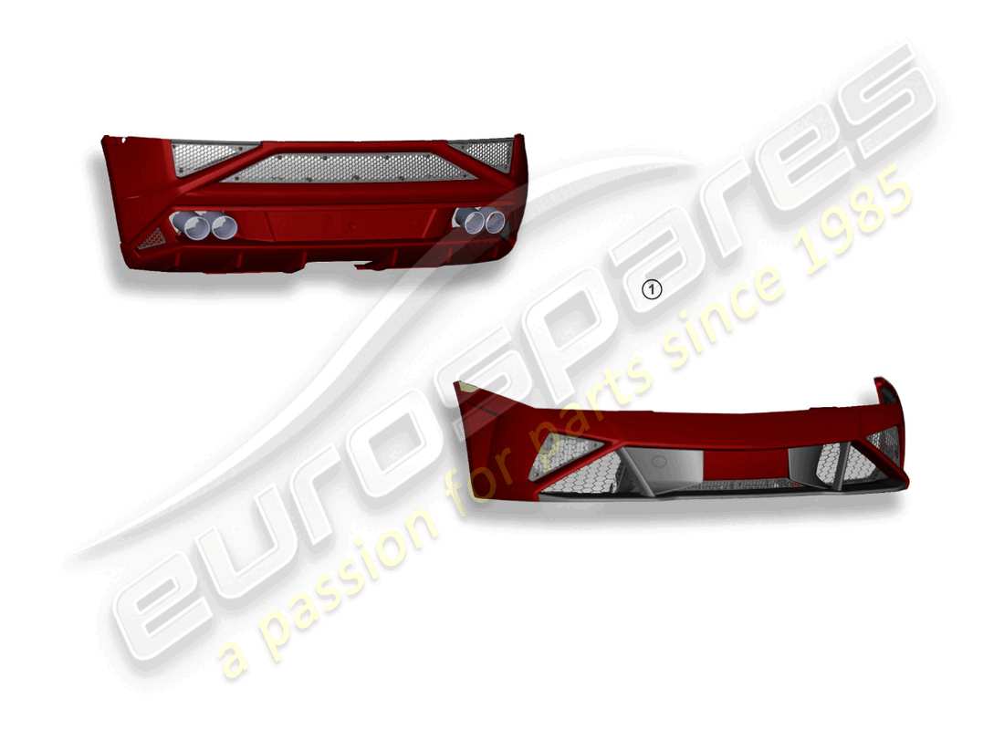 Lamborghini LP550-2 Coupe (Accessories) RETROFIT PACKAGE Part Diagram