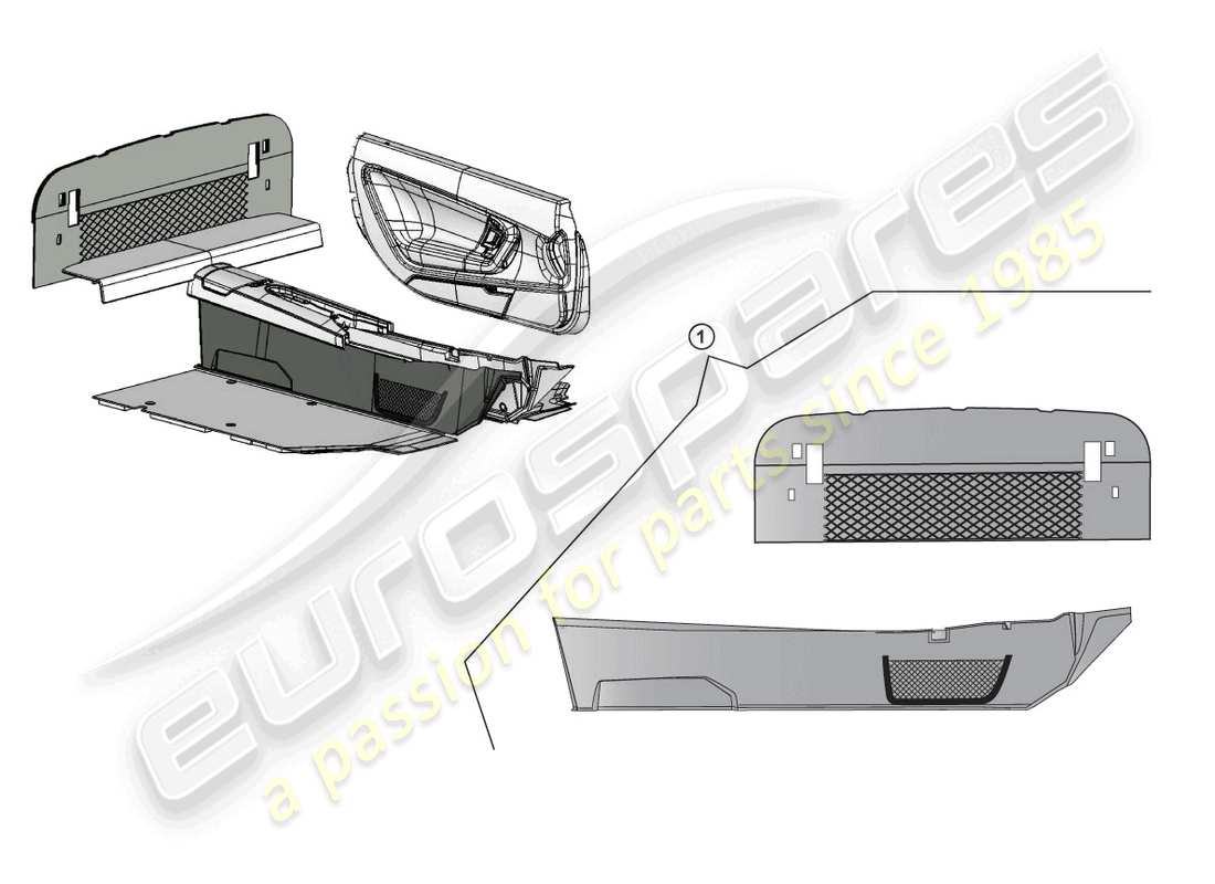 Lamborghini Gallardo Coupe (Accessories) RETROFIT KIT Part Diagram