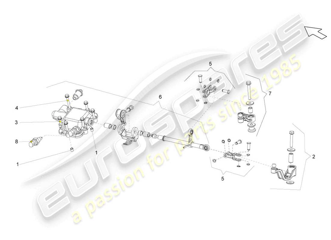 Lamborghini Gallardo Spyder (2007) SWITCH UNIT Part Diagram
