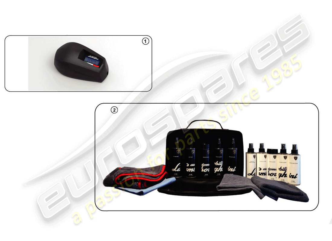 Lamborghini Gallardo Spyder (Accessories) battery charger Part Diagram