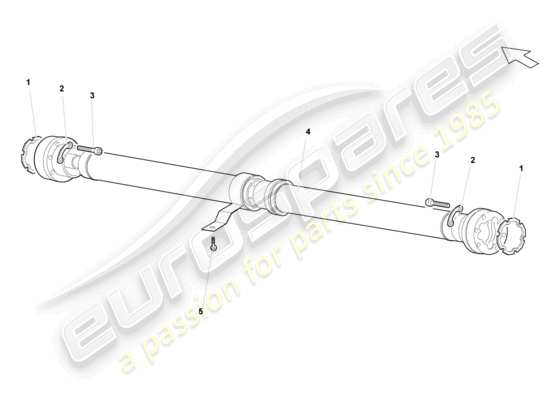 a part diagram from the Lamborghini LP570-4 Spyder Performante (2014) parts catalogue