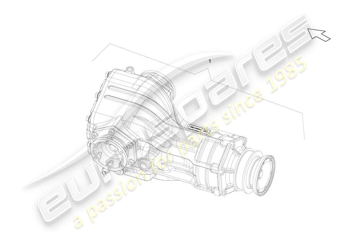 Lamborghini LP570-4 SL (2012) FINAL DRIVE, COMPLETE FRONT Part Diagram