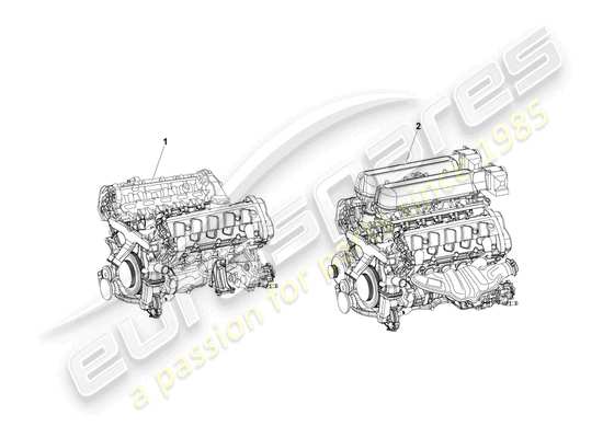 a part diagram from the Lamborghini LP560-4 Spyder FL II (2013) parts catalogue