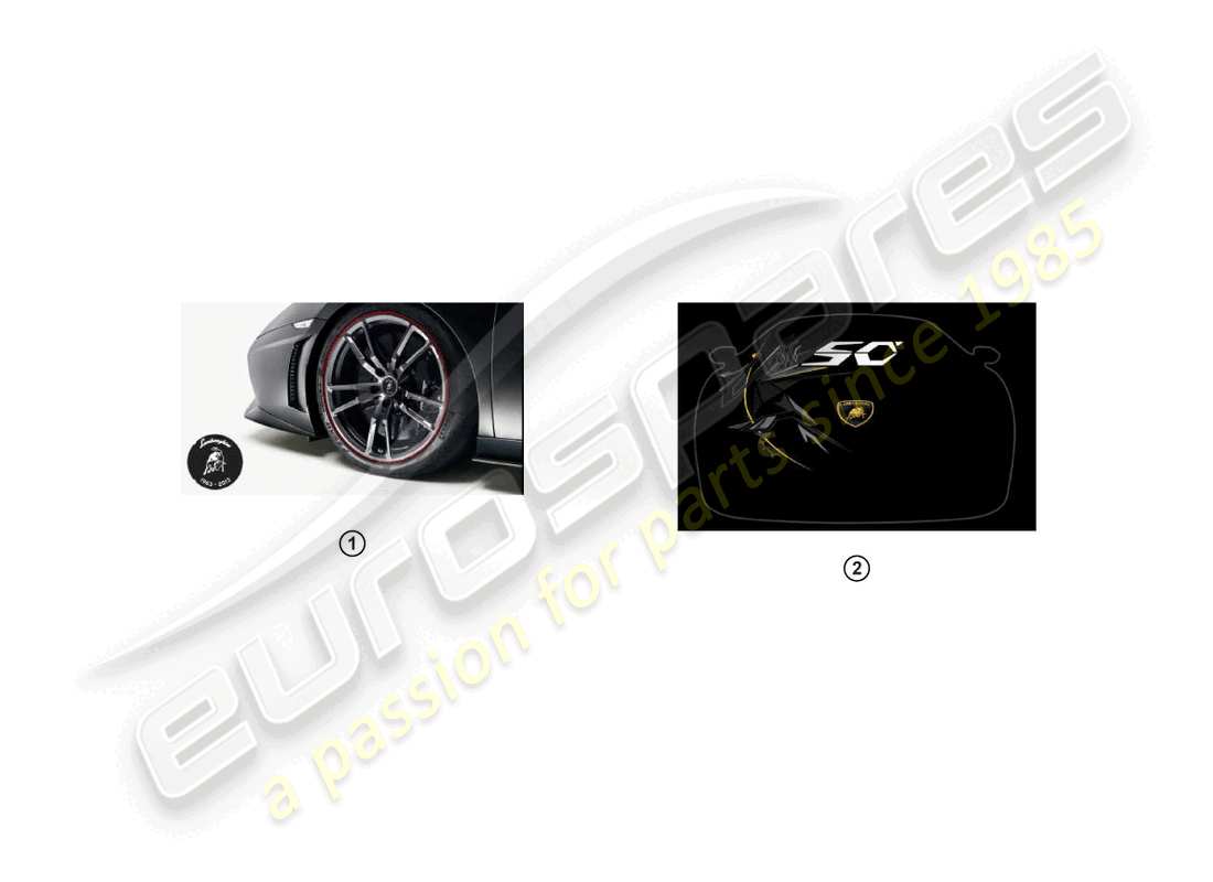 Lamborghini LP560-4 Spyder FL II (Accessories) RETROFIT KIT Part Diagram