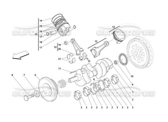 Maserati Quattroporte M139 (2005-2013) QTP. (2003) 4.2 Part Diagrams