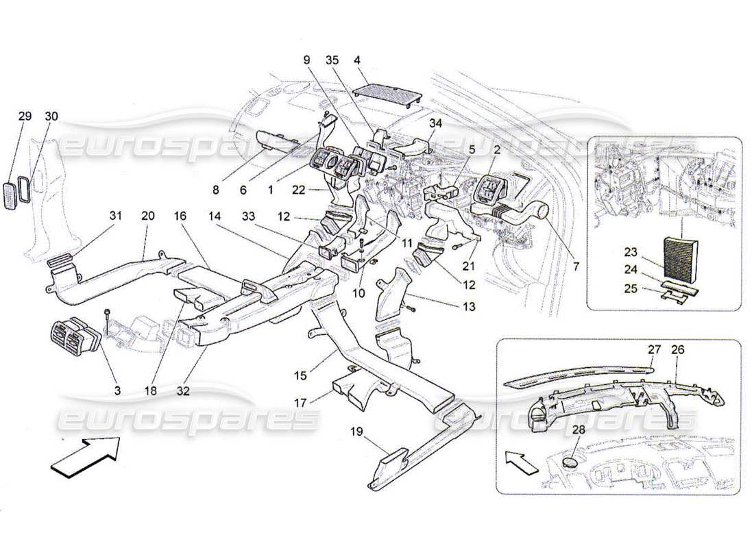 Maserati QTP. (2010) 4.2 A c Unit: Diffusion Part Diagram