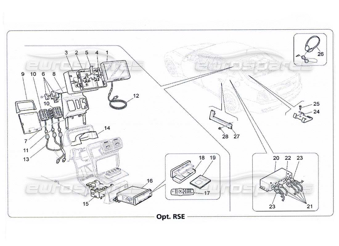 Maserati QTP. (2010) 4.2 it system Part Diagram