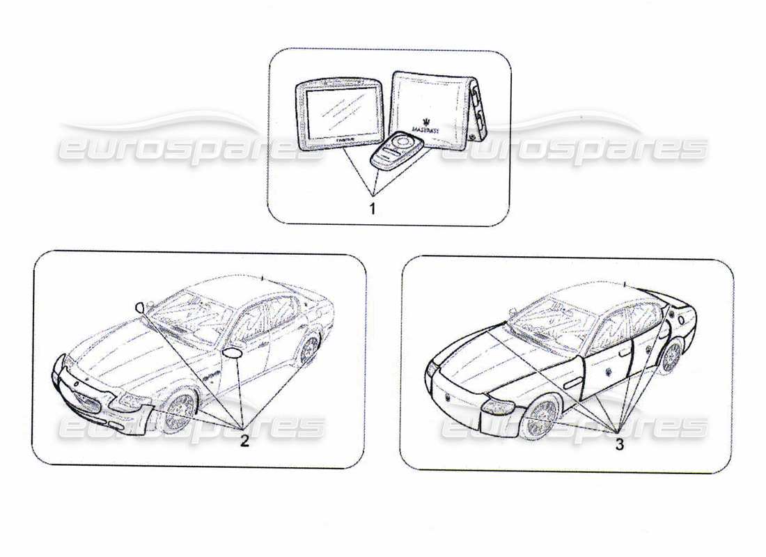 Maserati QTP. (2010) 4.7 after market accessories Part Diagram
