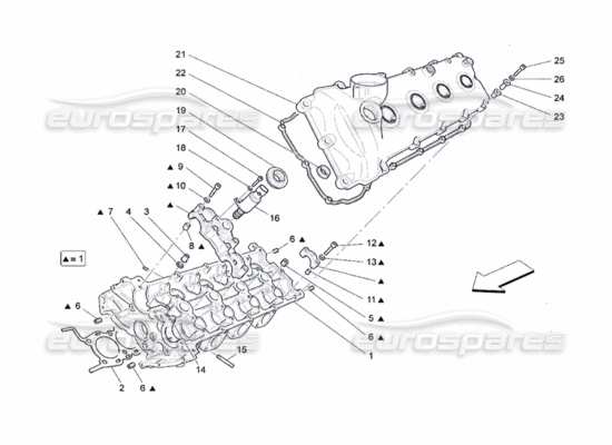 Maserati Quattroporte M139 (2005-2013) QTP. (2010) 4.7 Part Diagrams