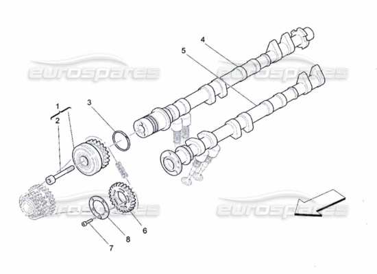 Maserati Quattroporte M139 (2005-2013) QTP. (2010) 4.7 Part Diagrams