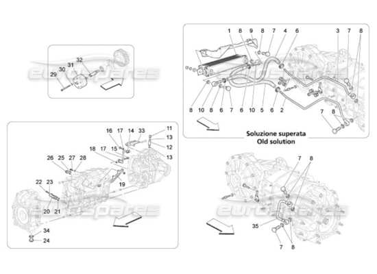 a part diagram from the Maserati QTP. (2005) 4.2 parts catalogue