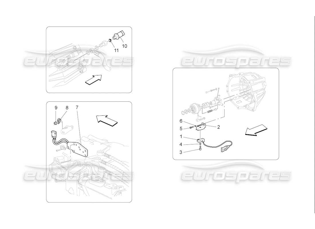 Maserati QTP. (2006) 4.2 F1 Electronic Clutch Control For F1 Gearbox Part Diagram