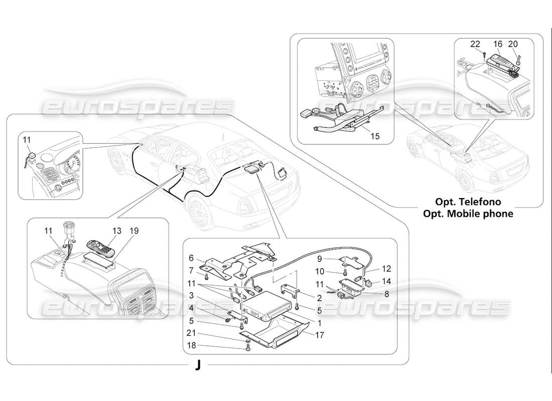Maserati QTP. (2006) 4.2 F1 it system Part Diagram
