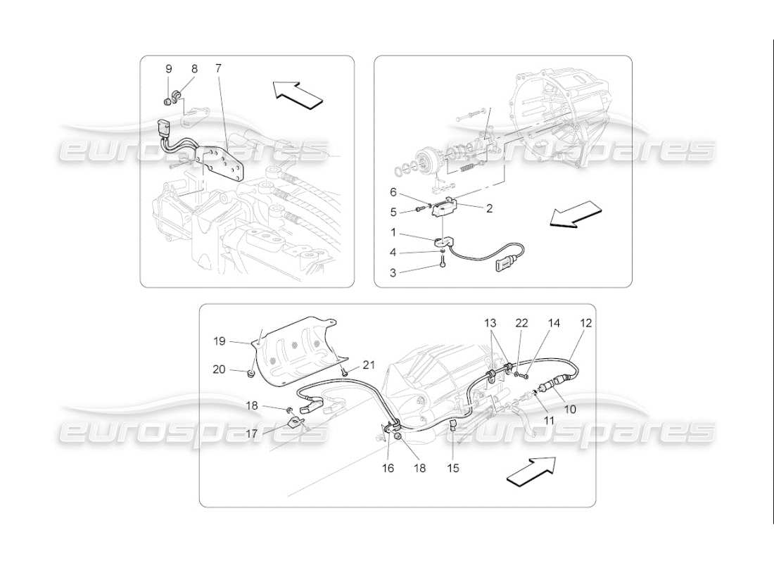 Maserati QTP. (2007) 4.2 F1 Electronic Clutch Control For F1 Gearbox Part Diagram