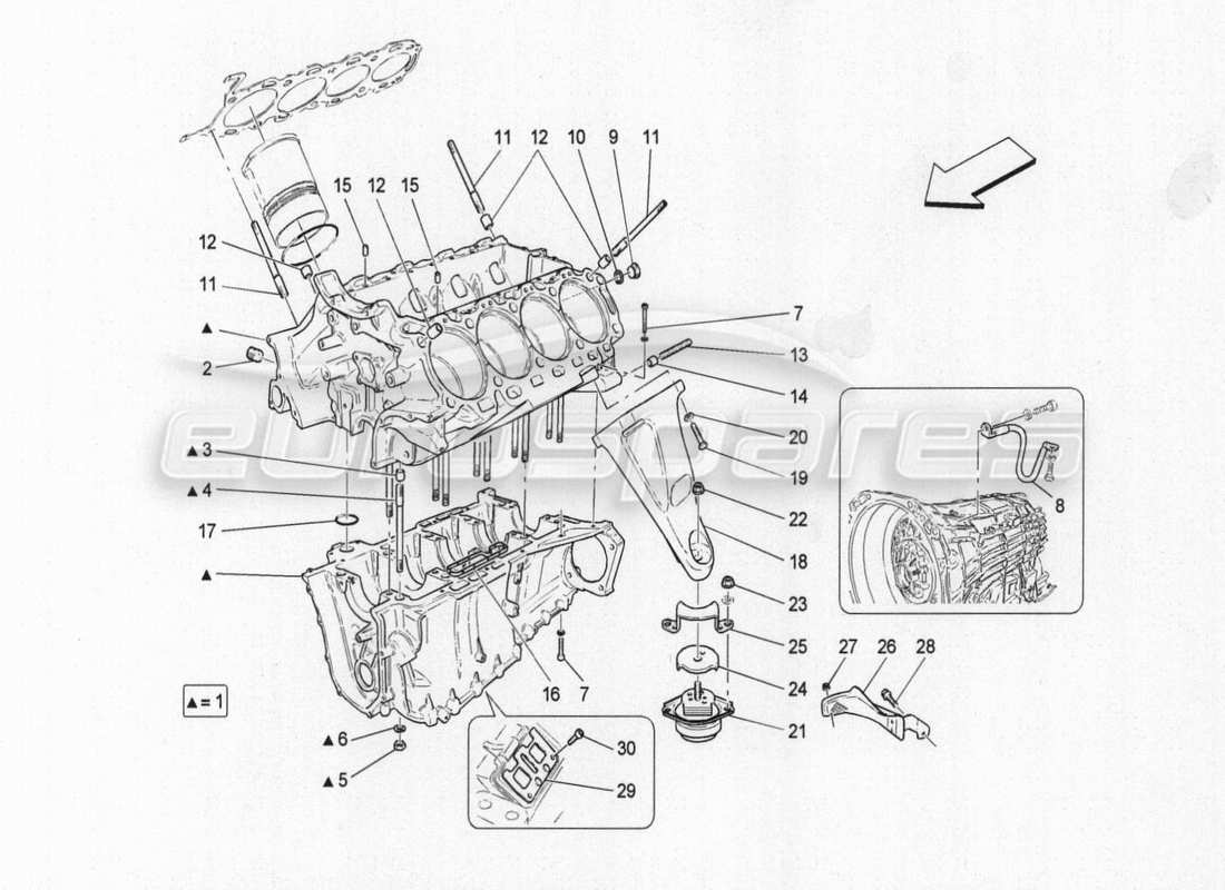 Maserati GranTurismo Special Edition Part Diagrams