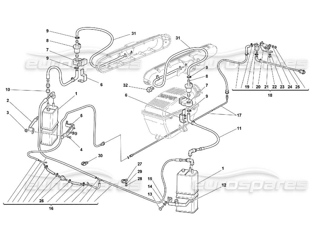 Ferrari Maranello Antievaporation Device Valid For Usa M Y And Cdn M Y Part