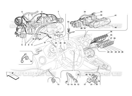 Ferrari 550 Maranello Fuel Supply System Parts Diagram (009)