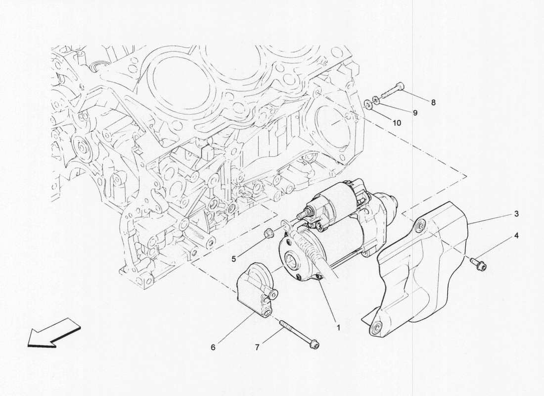 Maserati QTP. V6 3.0 BT 410bhp 2wd 2017 electronic control: engine ignition Part Diagram