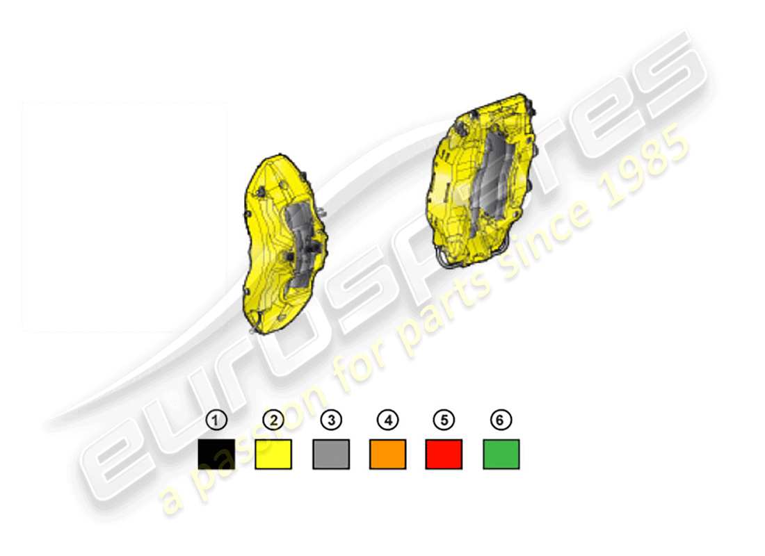 Lamborghini Huracan LP580-2 Spyder (Accessories) BRAKE CALLIPER REPAIR SET Part Diagram