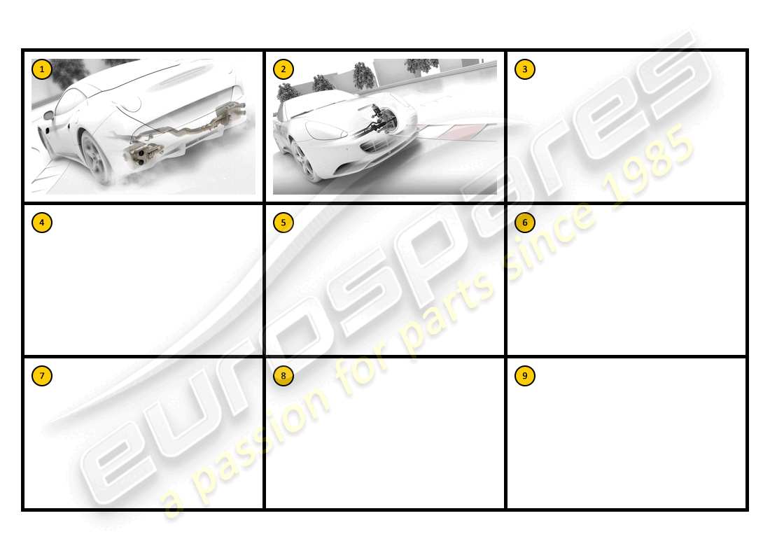 Ferrari California (Accessories) Racing - Performance Parts Diagram