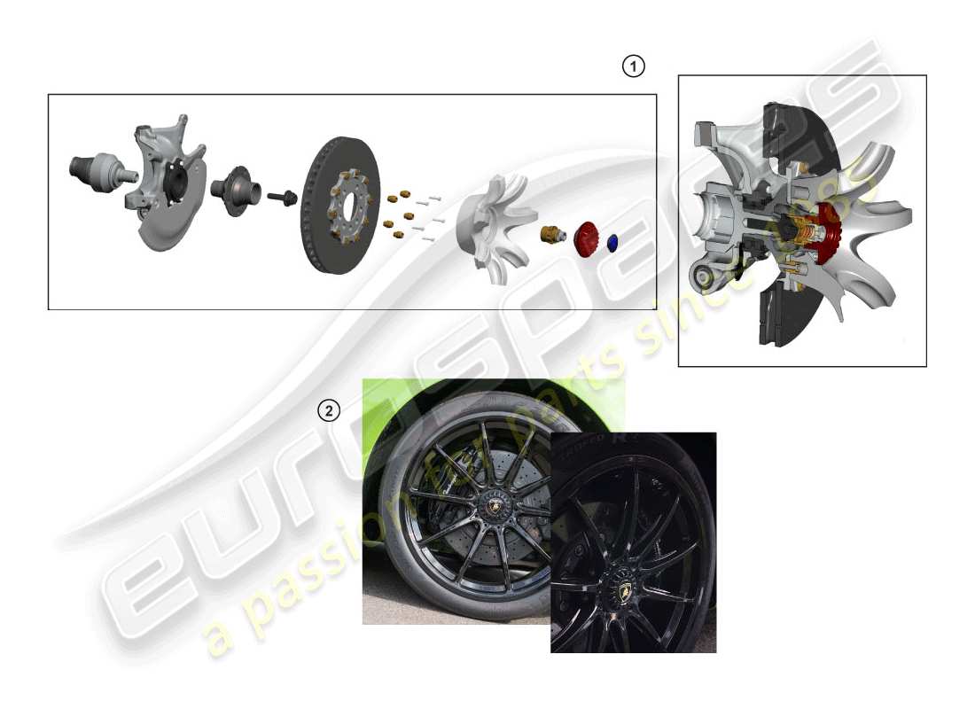 Lamborghini Huracan Evo Coupe (Accessories) INSTALLATION KIT Part Diagram