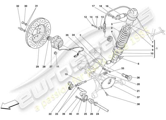 Ferrari 430 F430 Spider Rhd Part Diagrams