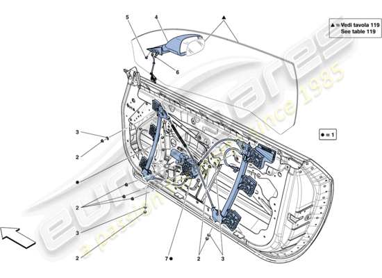 a part diagram from the Ferrari FF (USA) parts catalogue