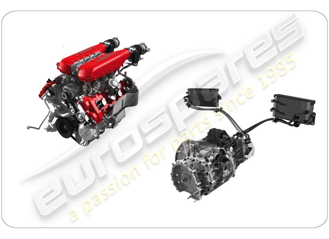 Ferrari 458 Italia (Europe) spare assembly units Part Diagram