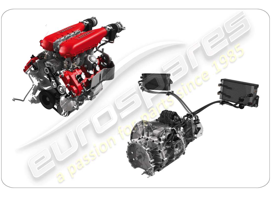 Ferrari 458 Spider (RHD) spare assembly units Part Diagram