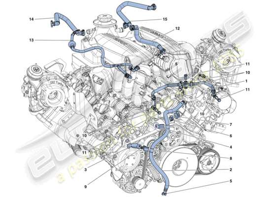 Ferrari 488 GTB (Europe) Part Diagrams | Eurospares