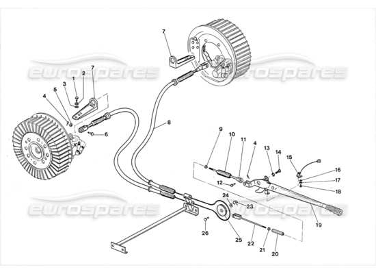a part diagram from the Lamborghini LM002 (1988) parts catalogue