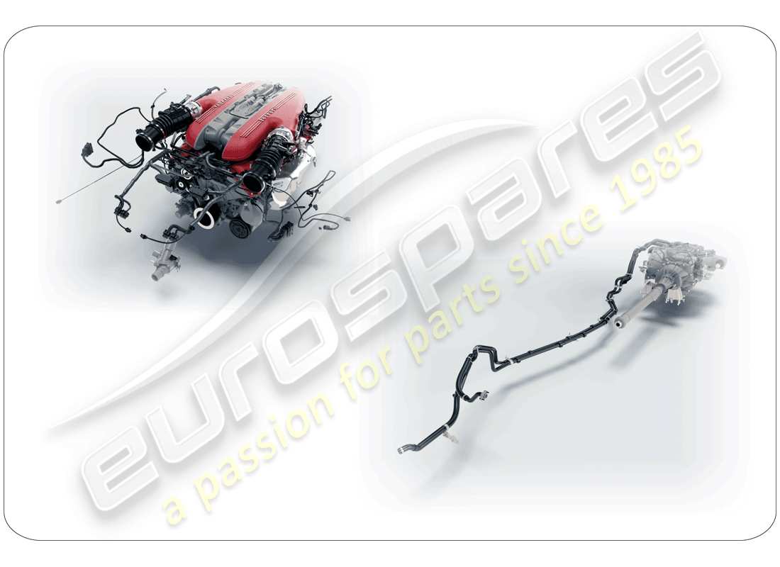 Ferrari GTC4 Lusso (RHD) spare assembly units Part Diagram