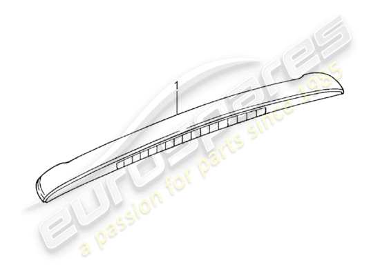 a part diagram from the Porsche Classic accessories (2020) parts catalogue