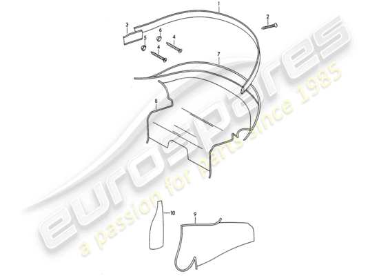 a part diagram from the Porsche 356B/356C (1965) parts catalogue