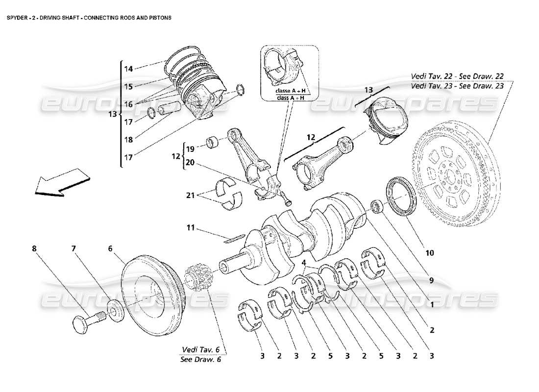 Maserati 4200 Spyder (2002) Part Diagrams | Eurospares