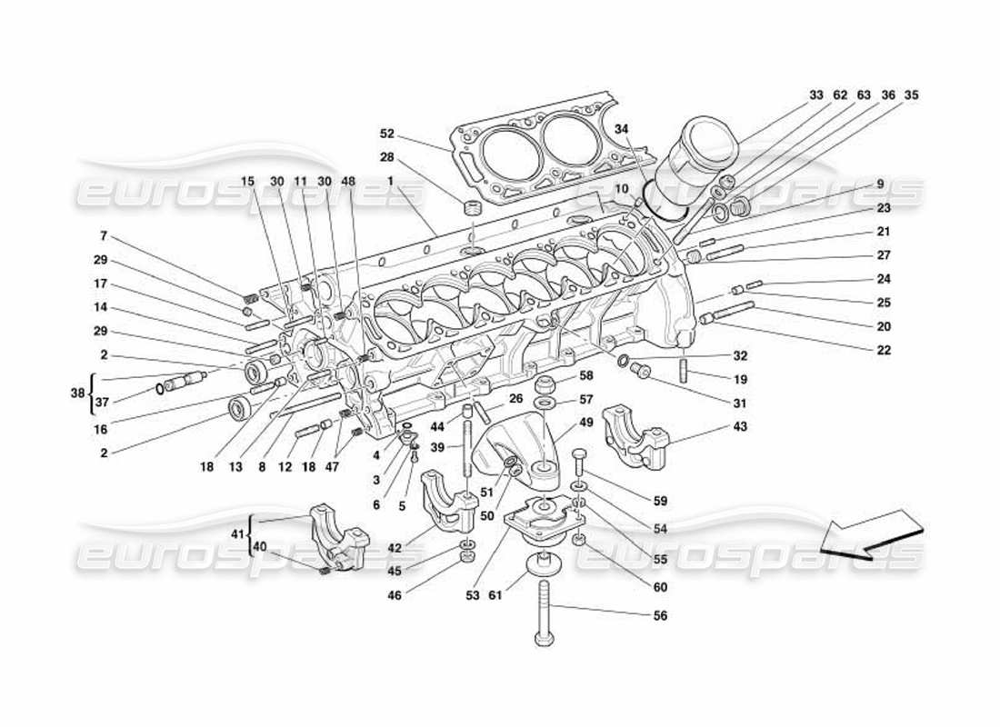 Ferrari 550 Barchetta Part Diagrams | Eurospares