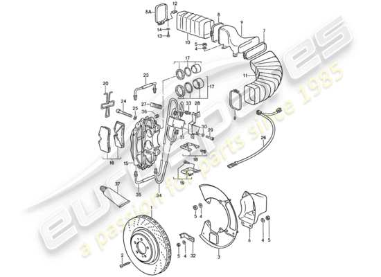 Porsche 959 959 1987 Part Diagrams