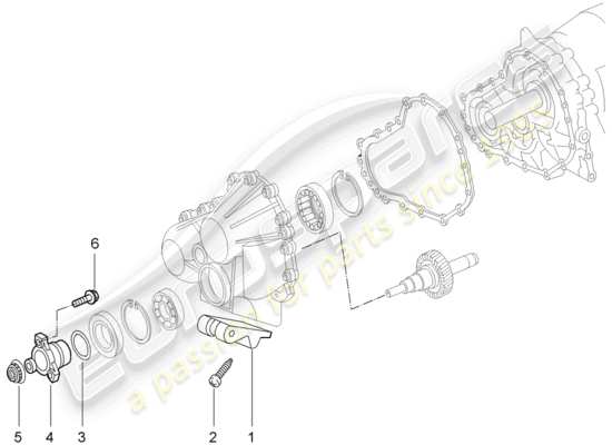 a part diagram from the Porsche 996 (2000) parts catalogue