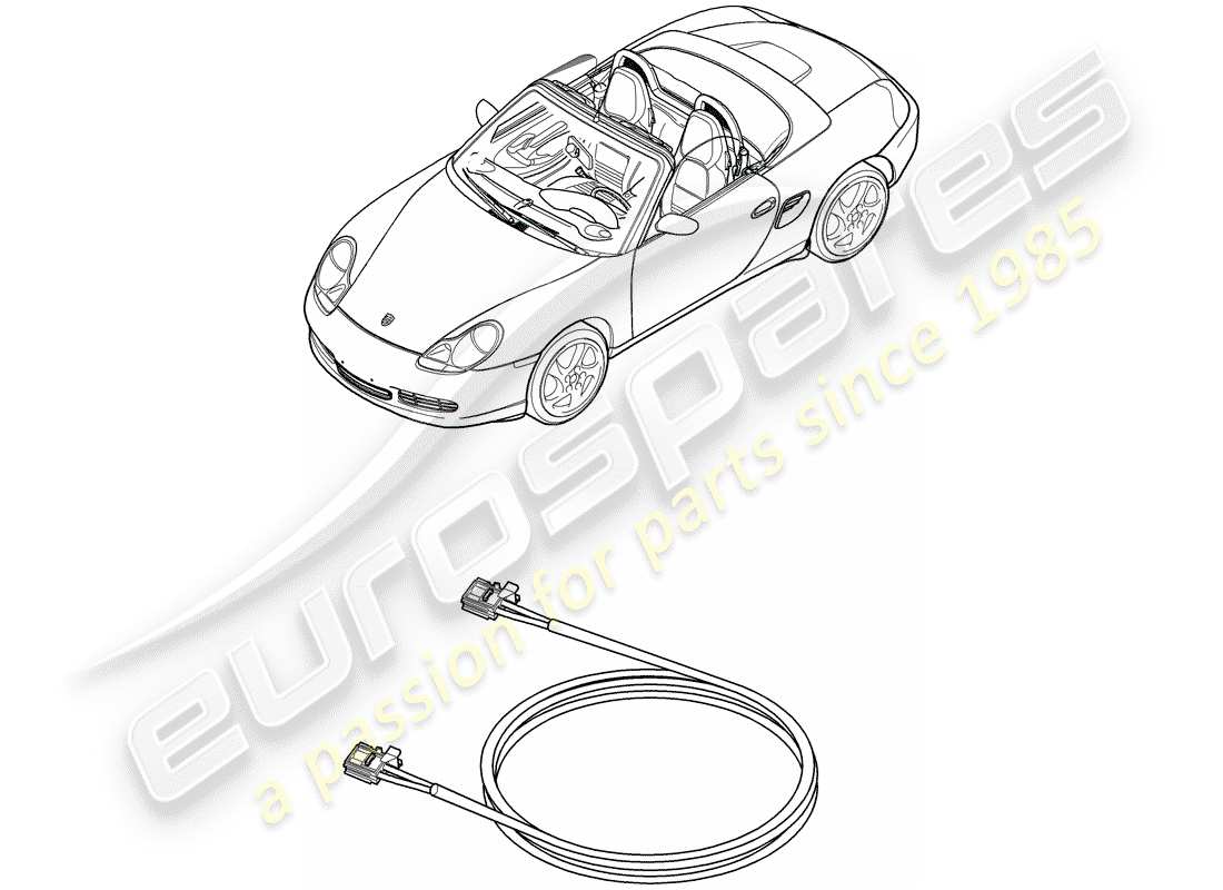 Porsche Boxster 986 (1997) LIGHT FIBRE OPTIC - D - MJ 2003>> Parts Diagram