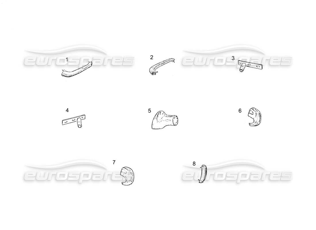 Ferrari 250 GT (Coachwork) BUMPER REAR Part Diagram
