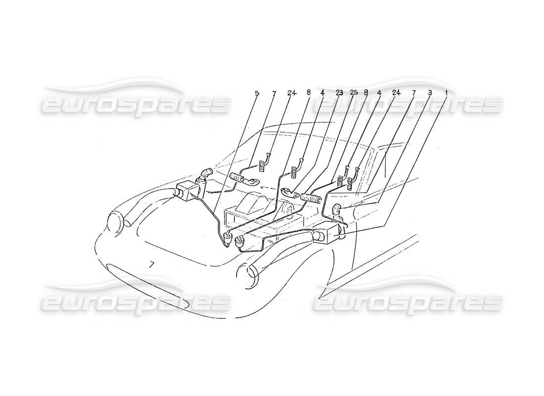 Ferrari 330 GTC / 365 GTC (Coachwork) Heating boxes (246+) Part Diagram