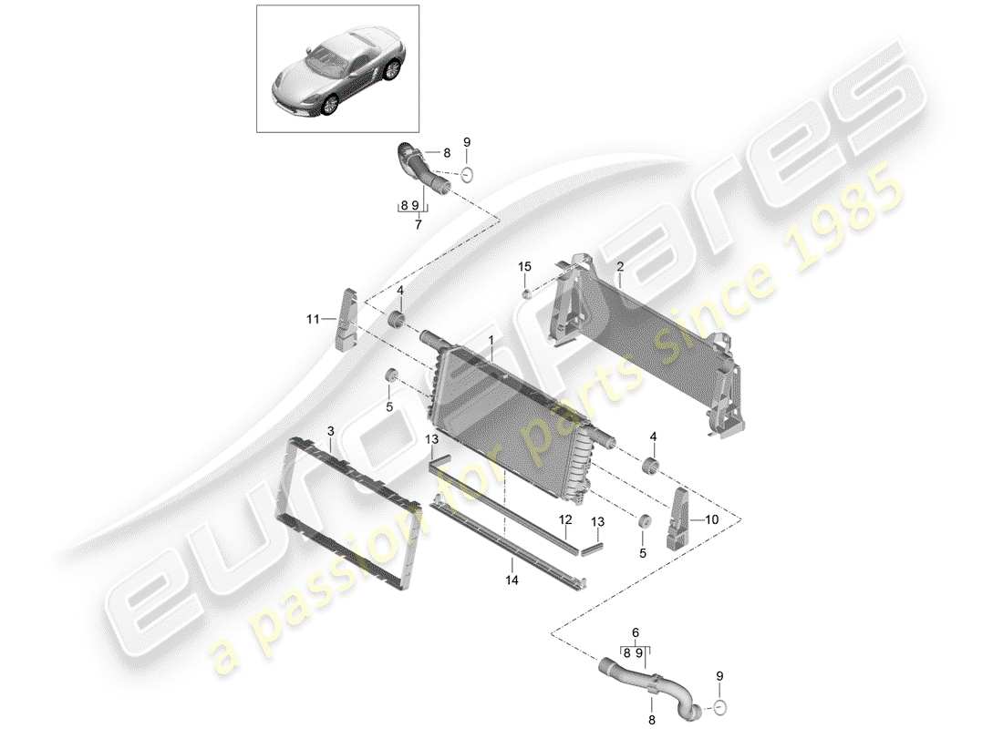 Porsche 718 Boxster (2020) Part Diagrams | Eurospares