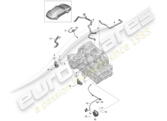 Porsche 991 (2013) Part Diagrams | Eurospares