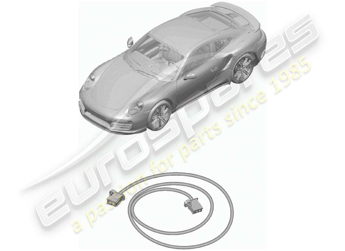 Porsche 991 Turbo (2020) light fibre optic Part Diagram