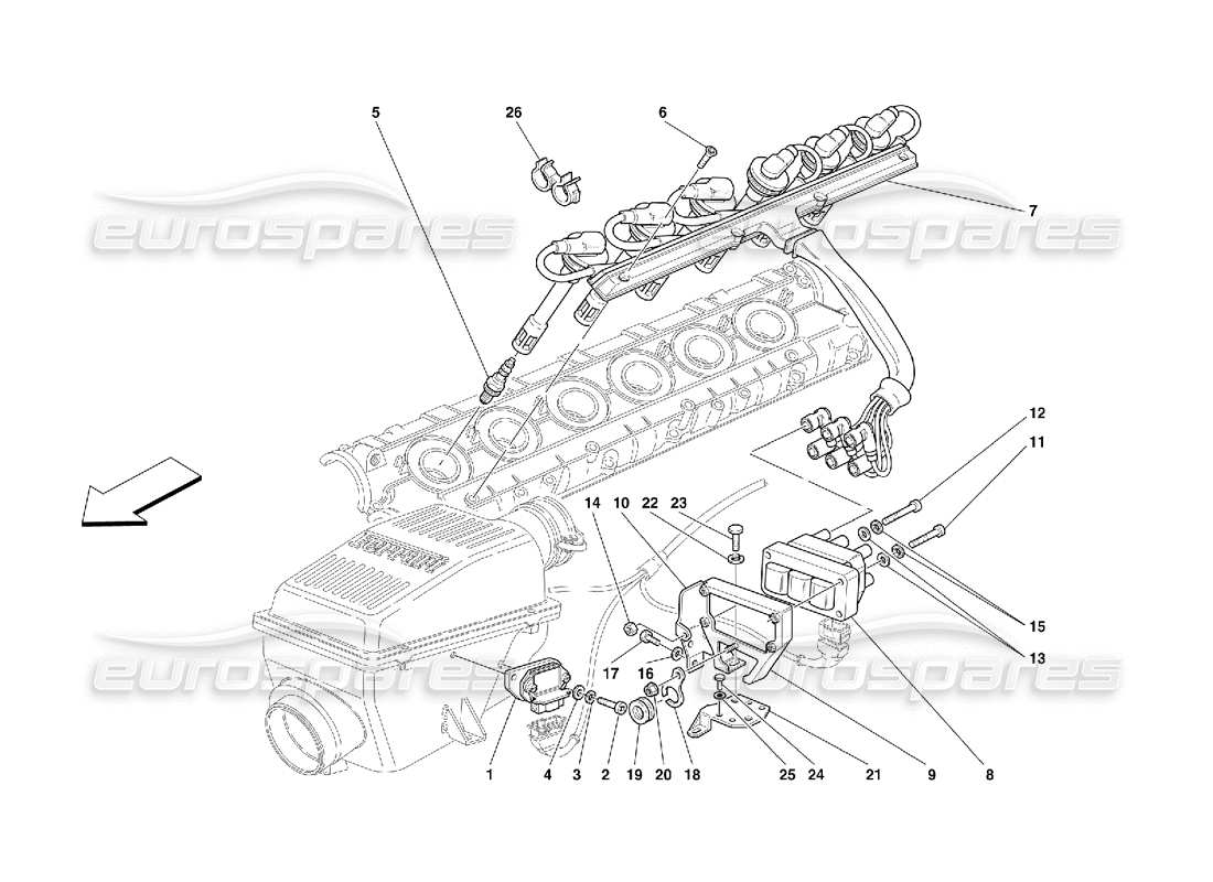 Ferrari 456 GT/GTA Part Diagrams | Eurospares