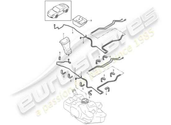 Porsche Boxster 987 Boxster 987 (2010) Part Diagrams